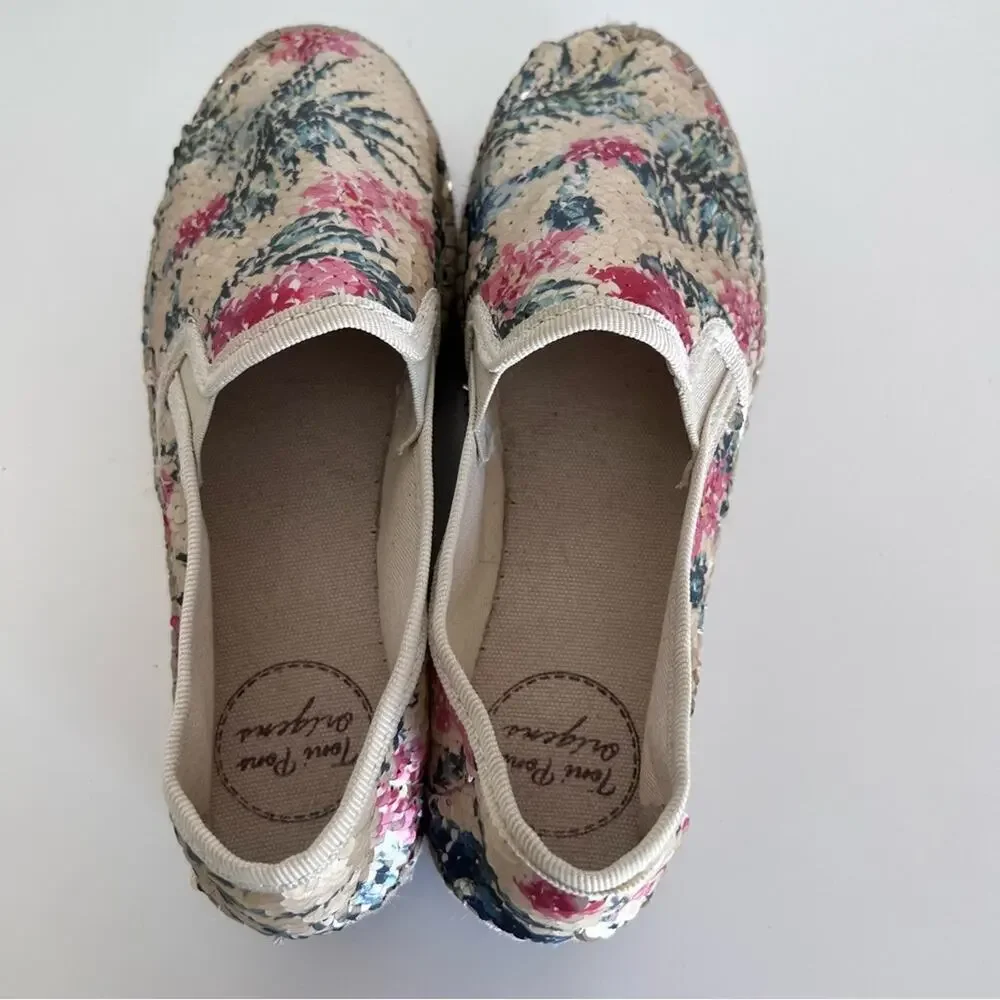 Toni Pons Sequined Multi-Color‎ Slip-On Espadrilles